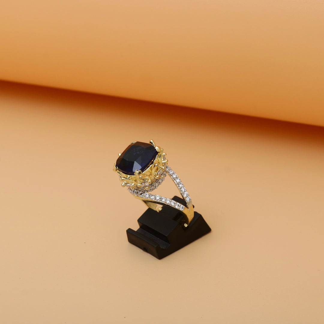 Diamonds Crystals Ring