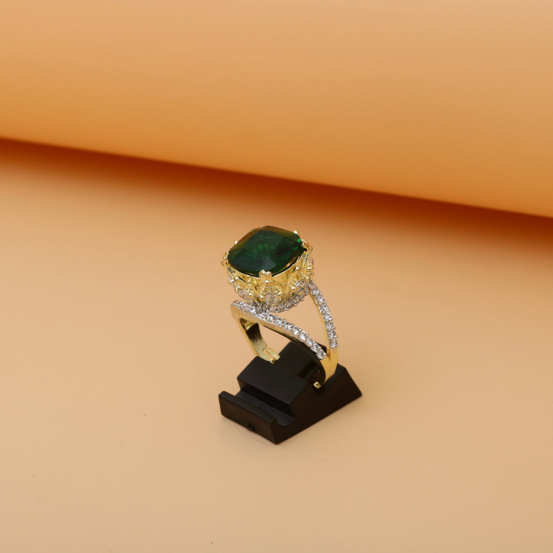 Diamonds Crystals Ring