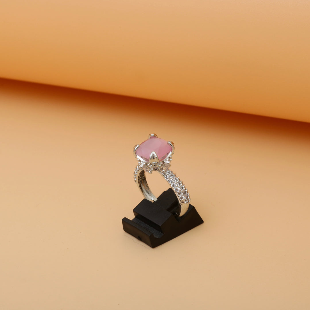 Cubic Zircons Ring