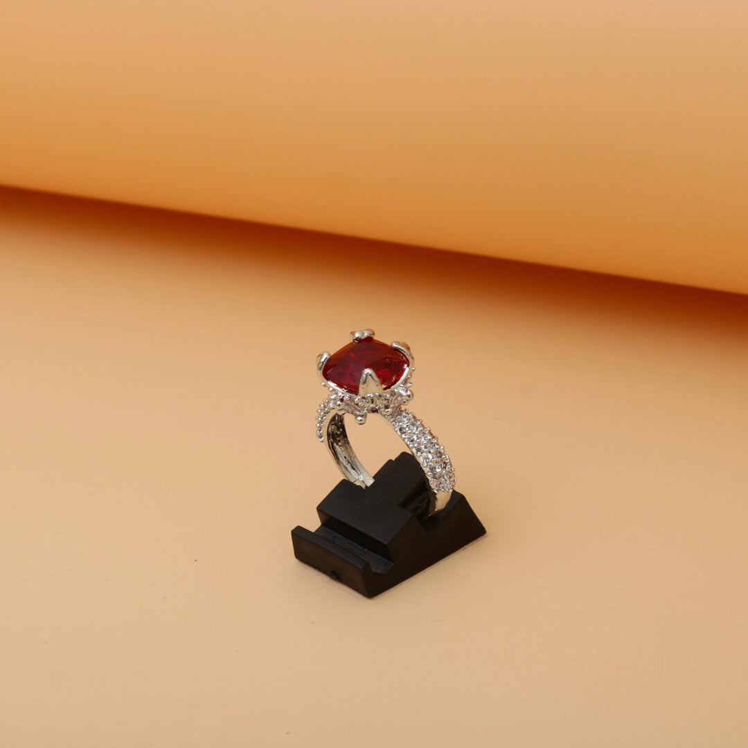 Cubic Zircons Ring
