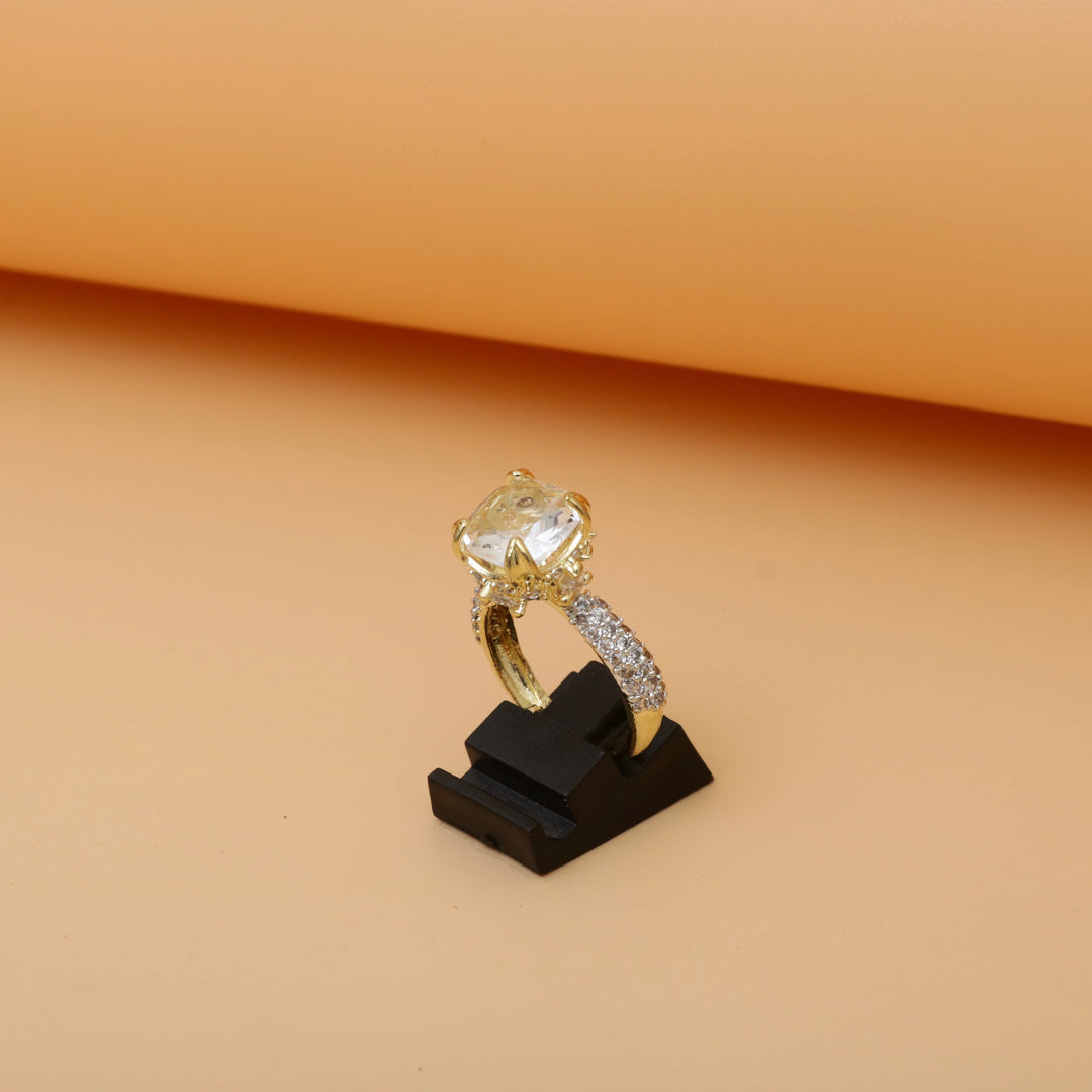 Cubic Zircons Ring