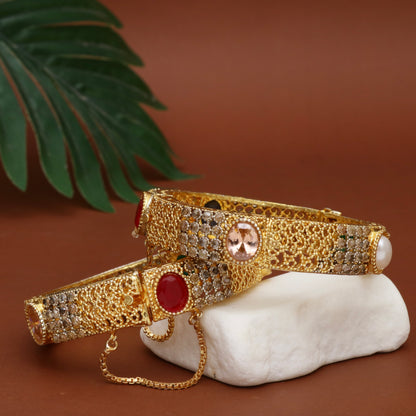 Pearl Beads Studded Bangles