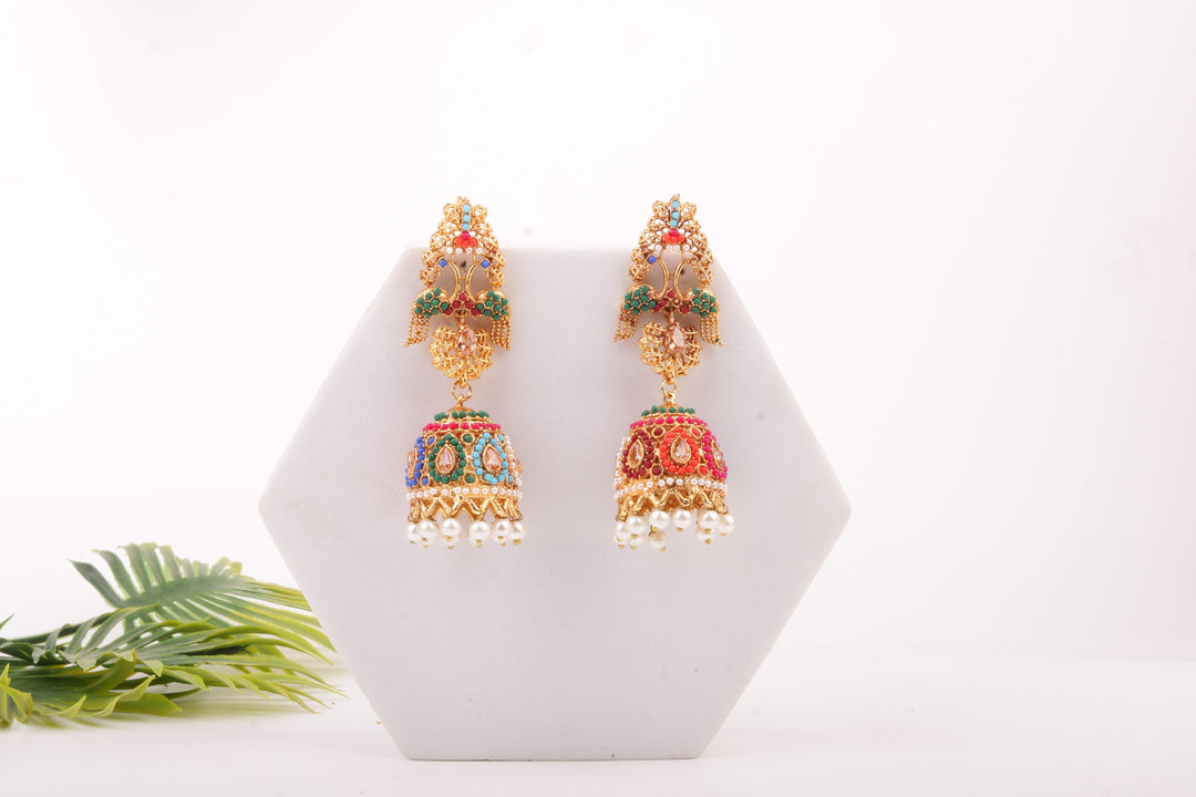 Naurattan Elegant Jhumke