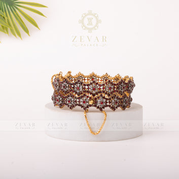 Zircons Bangle 01 Ruby