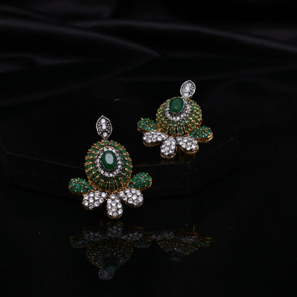 Oxidized Zircon studs
