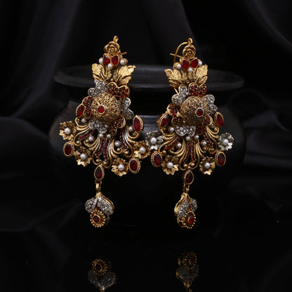 Kairi Zirconia with Crystal Earing 02