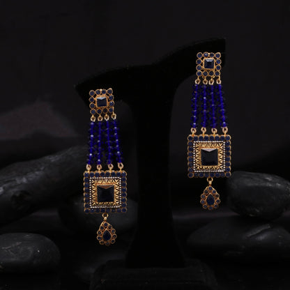 Tribal Rectangular Earrings