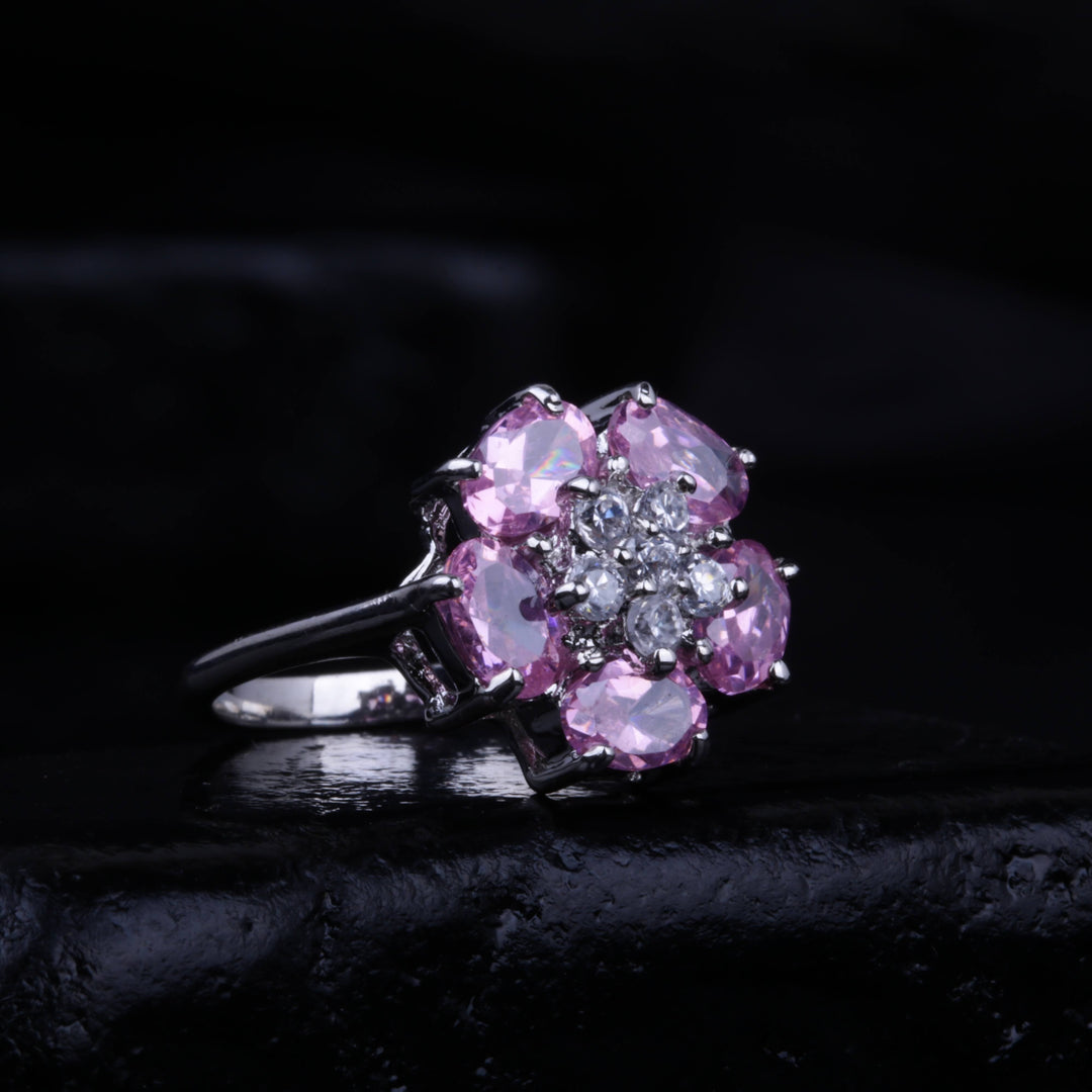 Glossy Flower Ring