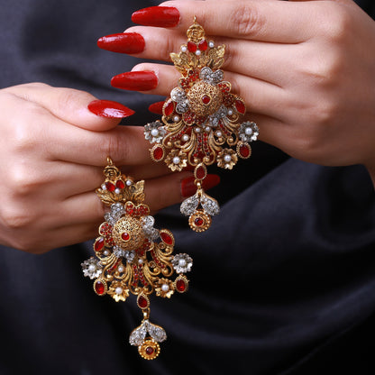 Kairi Zirconia with Crystal Earing 02