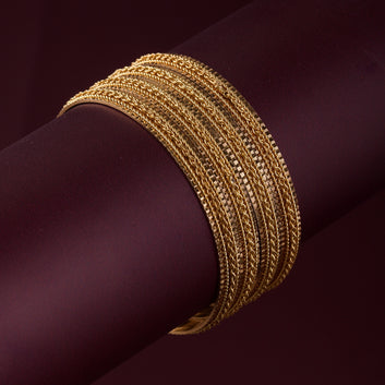 Fine Gold Bangles 02 (2.4 Size)