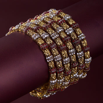 Dazzling Bangles - 6 Pieces