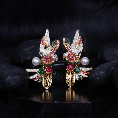 Elegant Parrot Earring