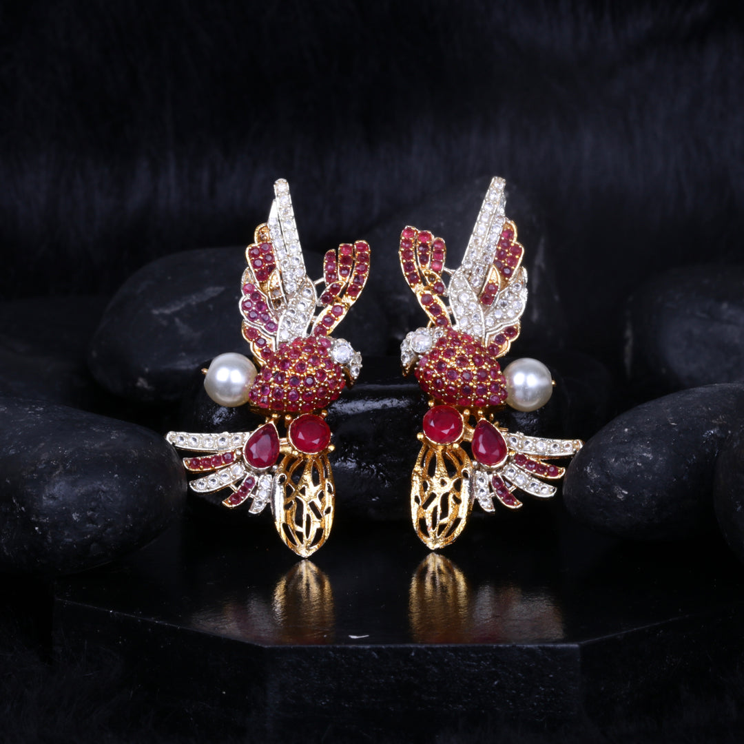 Elegant Parrot Earring
