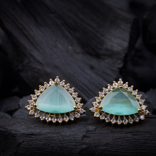 AD Studs Mint Green