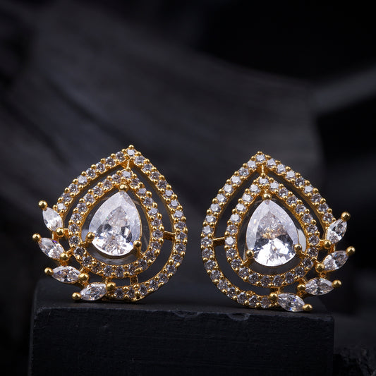 AD Studs 02 Golden Crystal