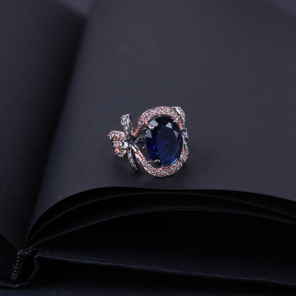 Signature Oxidise Sterling Ring