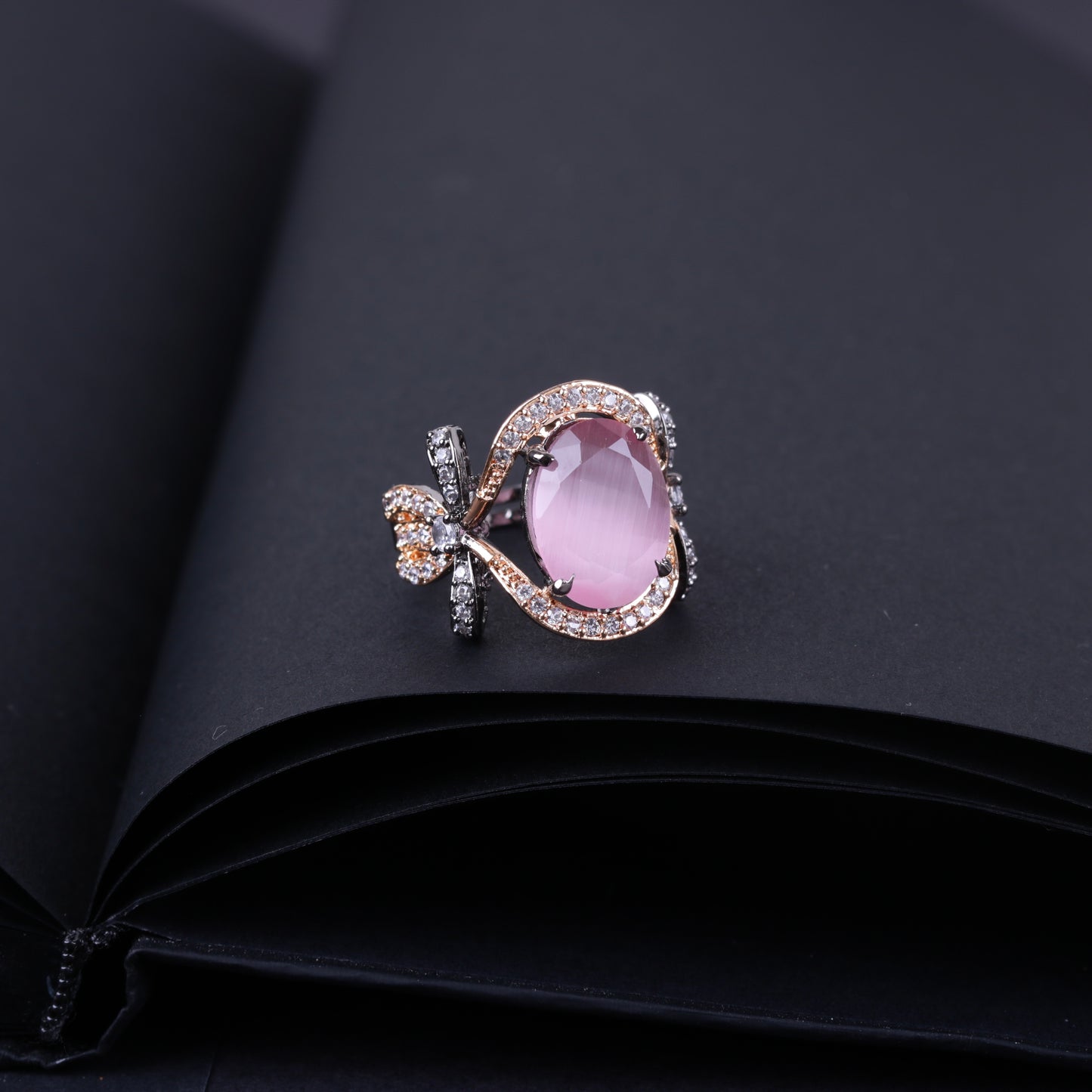 Signature Oxidise Sterling Ring