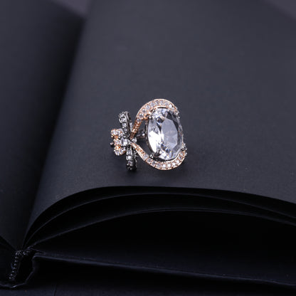 Signature Oxidise Sterling Ring