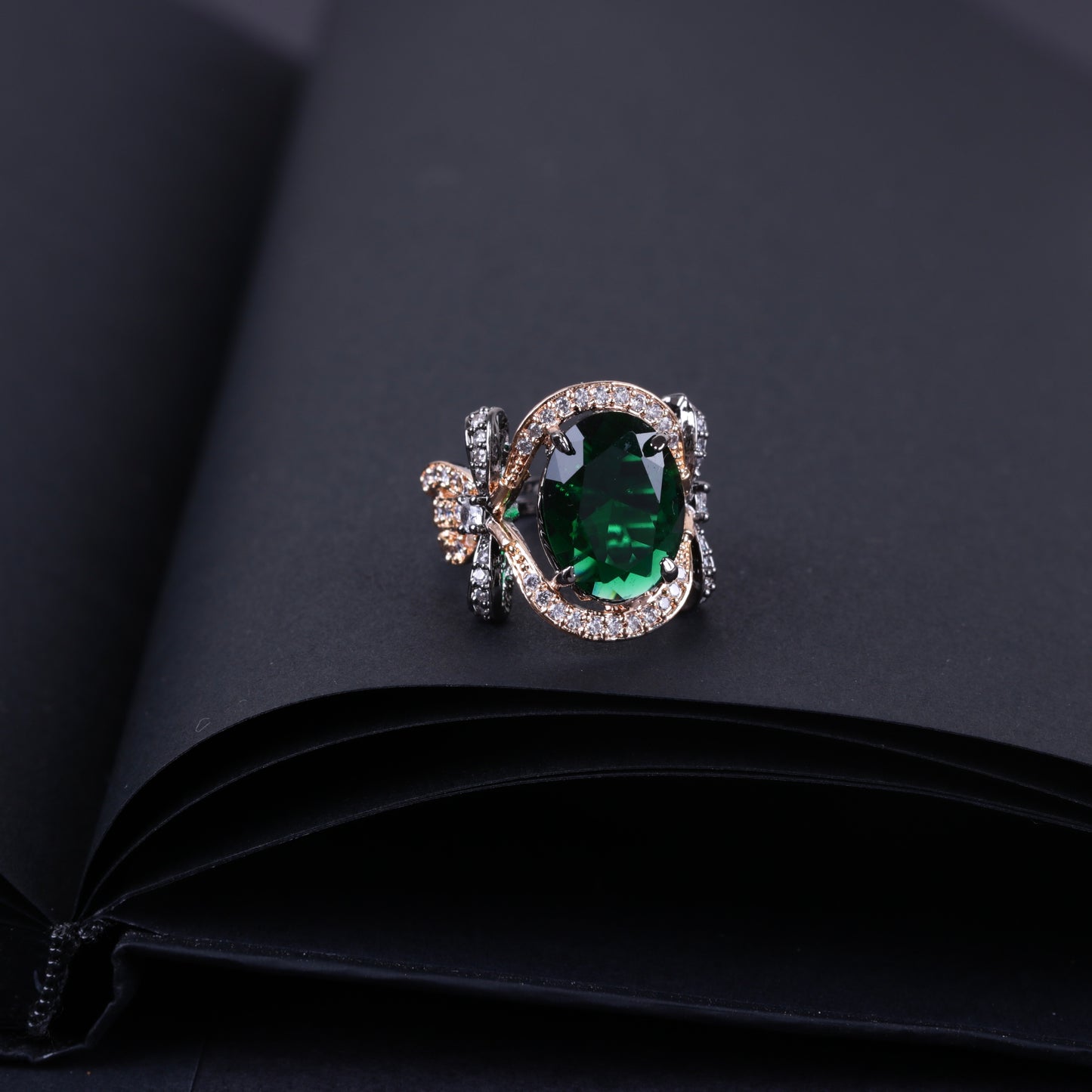 Signature Oxidise Sterling Ring