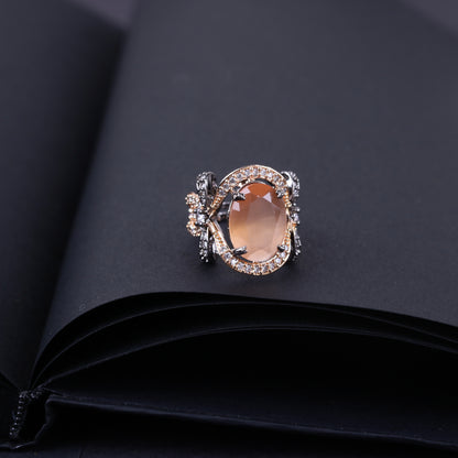 Signature Oxidise Sterling Ring