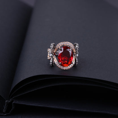 Signature Oxidise Sterling Ring