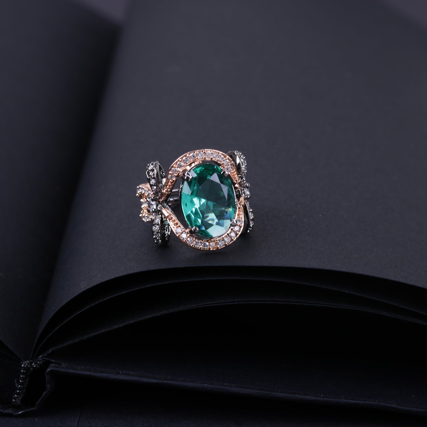 Signature Oxidise Sterling Ring