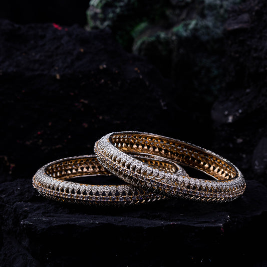 AD Golden Silver  Bangle