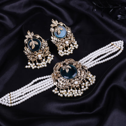 Orchid Hand Crafted Chokker Set 2