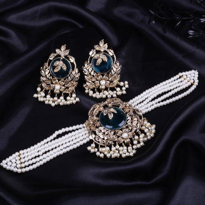 Orchid Hand Crafted Chokker Set 2