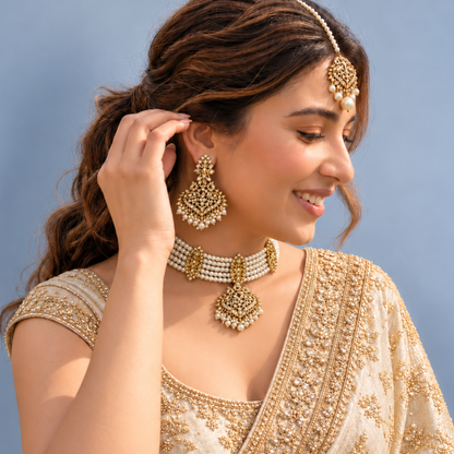 Durr-e-Nazakat Choker Necklace Set