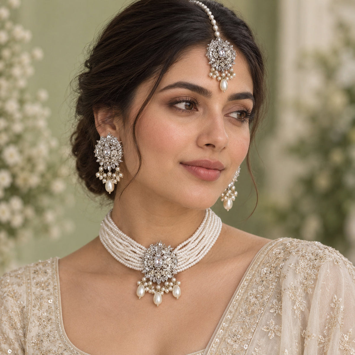 Pearl Royale Choker Set