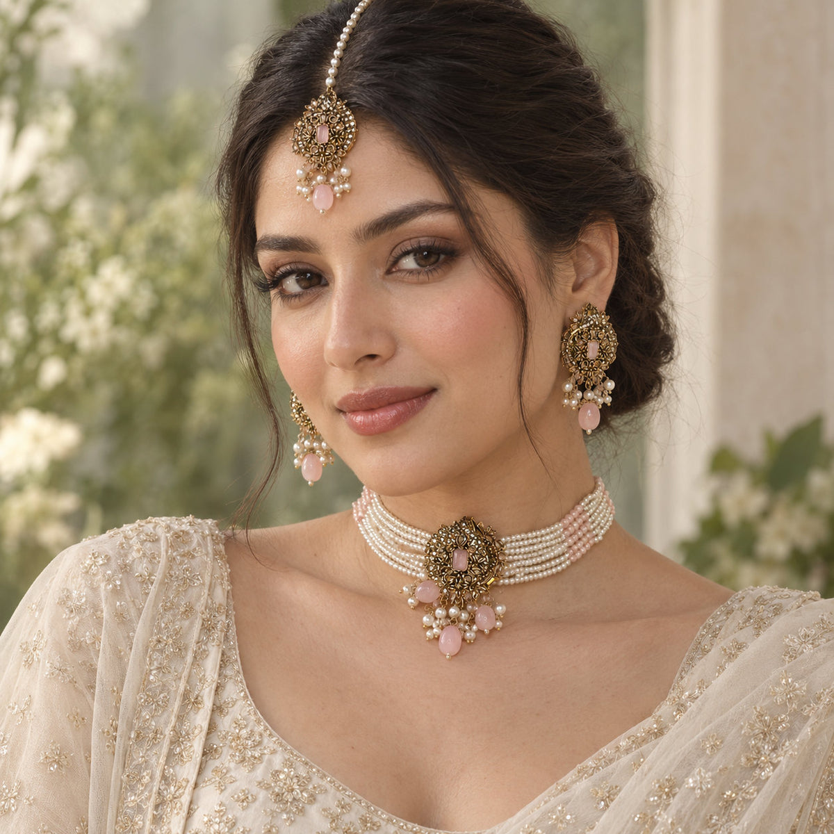 Pearl Royale Choker Set