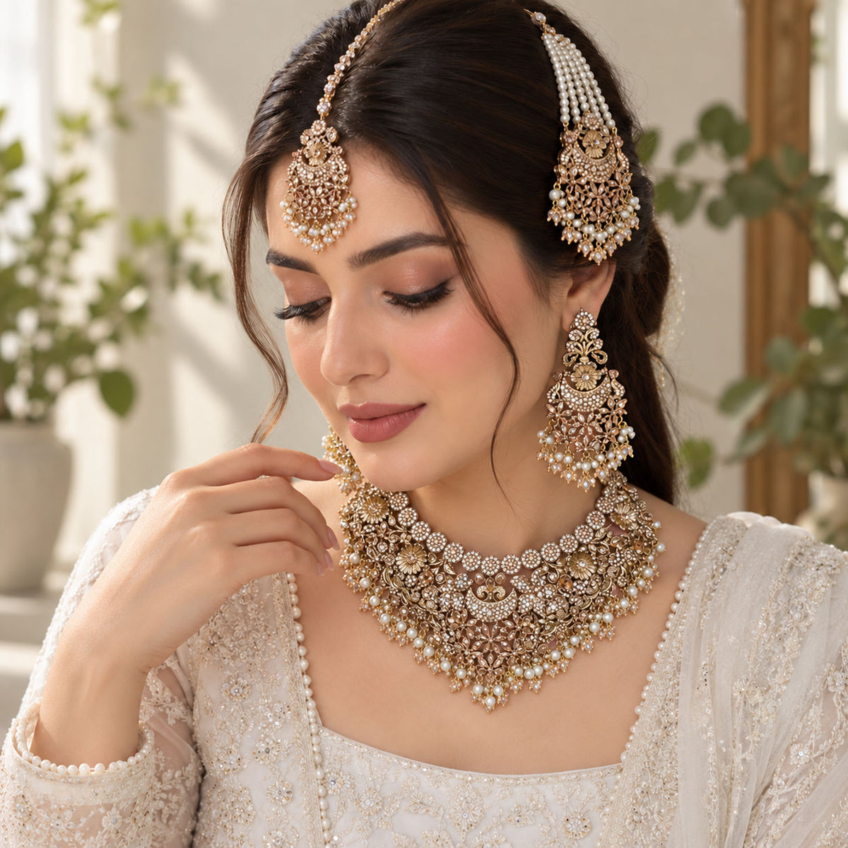 Noor-e-Moti Bridal Set
