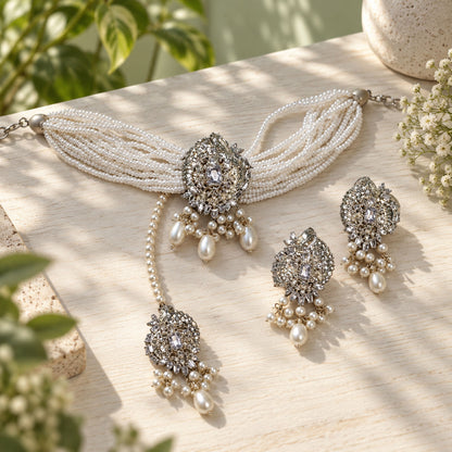 Pearl Royale Choker Set