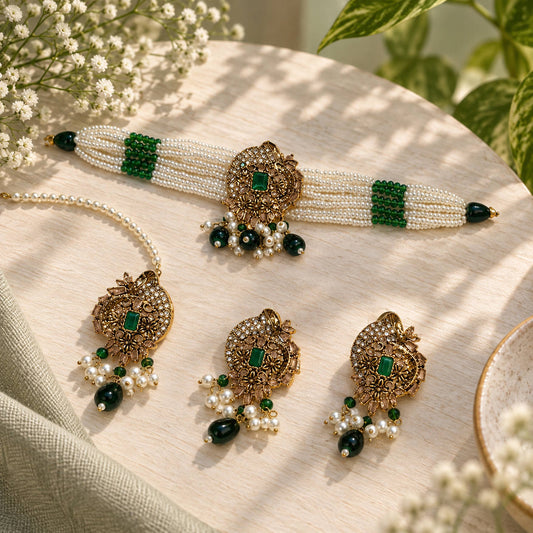 Pearl Royale Choker Set