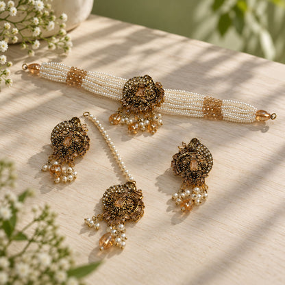 Pearl Royale Choker Set