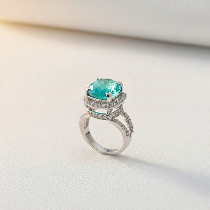 Delicate Sterling Ring With Silver Polish