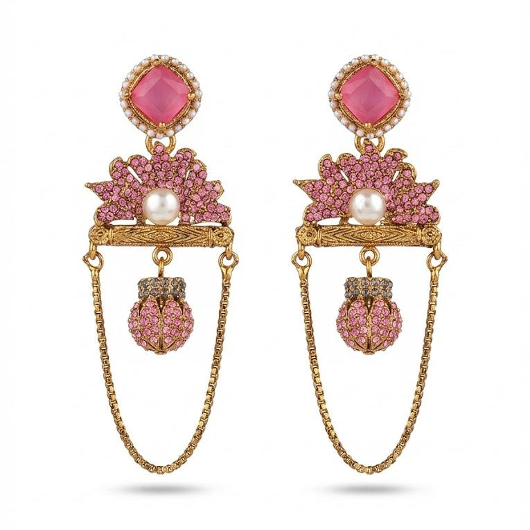 Shahi Noor Chain Earrings