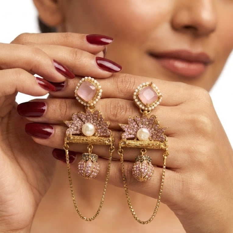 Shahi Noor Chain Earrings