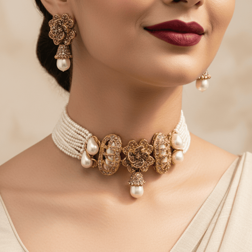 The Crimson Heritage Mother of Pearl Set