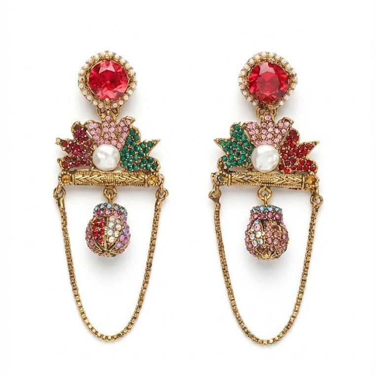 Shahi Noor Chain Earrings