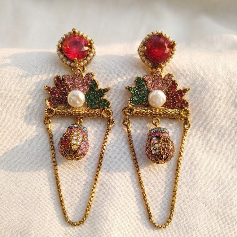 Shahi Noor Chain Earrings