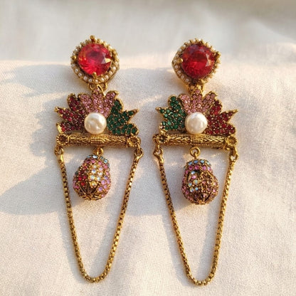 Shahi Noor Chain Earrings