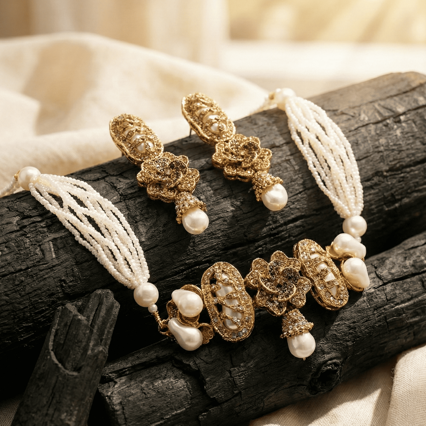 The Crimson Heritage Mother of Pearl Set