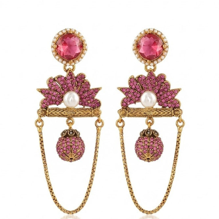Shahi Noor Chain Earrings