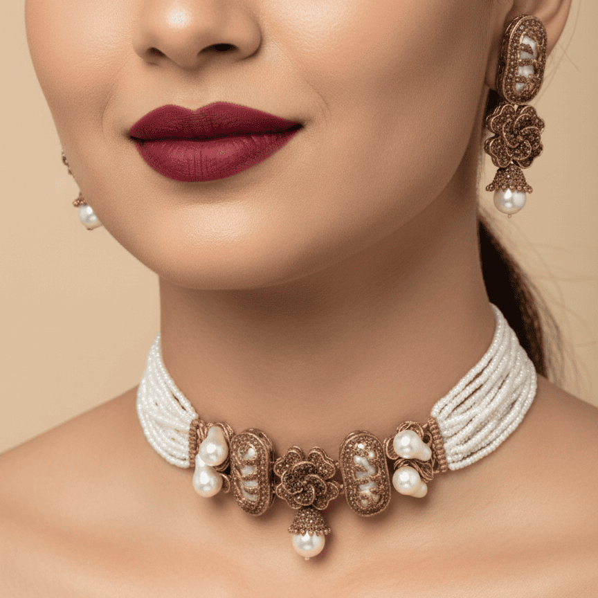 The Crimson Heritage Mother of Pearl Set