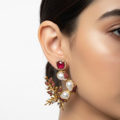 Pearl Shimmer Dangles