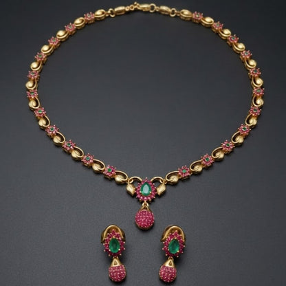 Imperial Ruby & Leaf Set