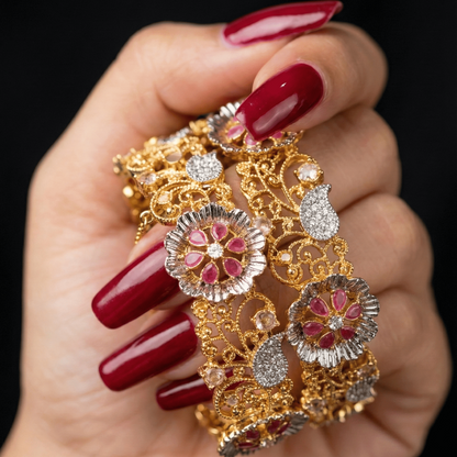 Royal Flora Gem Bangle