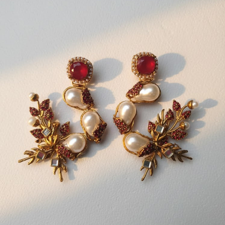 Pearl Shimmer Dangles